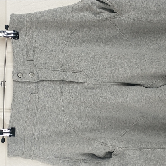 Free People Movement Womens High Rise Gray Crop Sweatpants Medium - Picture 2 of 10